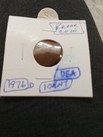 1976-D USA 10 Cent Error Coin