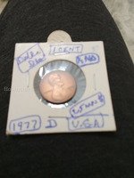 1977 D Lincoln Wheat Penny - USA 1 Cent Coin