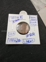 1986-D USA 1 Cent Rare Error Coin