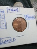 2000 D Lincoln Cent Penny - US Coin