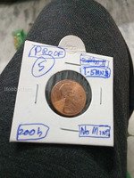 2004 No Mint Mark Lincoln Cent - Proof 5 Grade