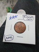 2004 US Lincoln Penny with Error Minting