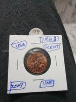 2009 USA Lincoln One Cent Coin - Uncirculated