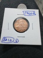 2012 D Lincoln Wheat Penny - Proof Coin