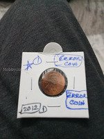 2012 D Lincoln Wheat Penny Error Coin