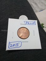 2015 Proof Lincoln Penny One Cent Coin
