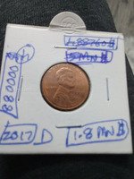 2017 D Lincoln One Cent Penny