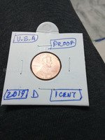 2019-D USA Proof Lincoln Penny 1 Cent Coin
