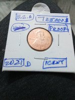 2021-D USA Lincoln One Cent Penny Proof Coin