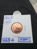 2023 D USA 1 Cent Lincoln Penny UNC