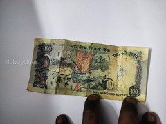 Vintage Indian 100 Rupees Banknote - Reserve Bank of India - Image 2