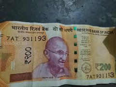 Indian 200 Rupees Banknote - Reserve Bank of India