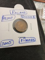 2005 Poland 1 Grosz Proof Coin