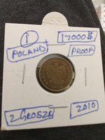 2010 Poland 2 Grosze Proof Coin