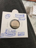 2013 Poland 10 Groszy Proof Coin
