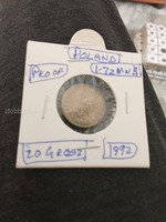 1992 Poland 20 Groszy Proof Coin