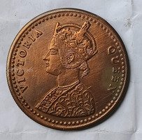 1818 UK One Anna Copper Coin - East India Company