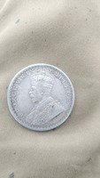 1913 One Rupee India Silver Coin - King George V