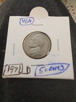1971-D USA 5 Cents Jefferson Nickel Coin