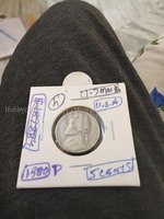 1980 P US 5 Cents Jefferson Nickel Coin