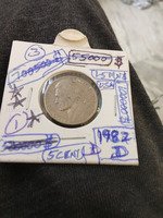 1982 D USA 5 Cents Coin
