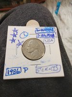 1986 P USA 5 Cents Jefferson Nickel