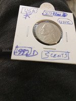 1992-D USA Jefferson Nickel 5 Cents Coin UNC