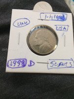 1998 D USA Jefferson Nickel 5 Cents Coin