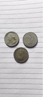 Set of 3 Vintage Coins from USA, UAE, and India