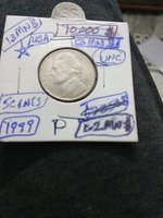 1999 USA Jefferson Nickel Coin - UNC Condition