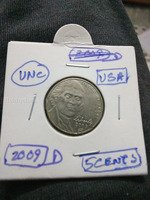 2009-D USA 5 Cents Jefferson Nickel UNC