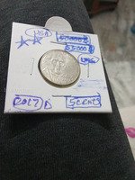 2017 D USA 5 Cents Jefferson Nickel Coin UNC