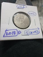 2018 P USA 5 Cents Jefferson Nickel UNC