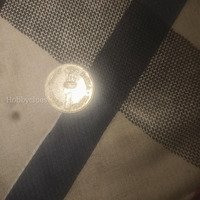 Vintage Indian 1 Rupee Coin Featuring Jawaharlal Nehru
