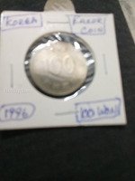 1996 Korea 100 Won Coin