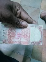Old Indian 10 Rupees Banknote - Image 2