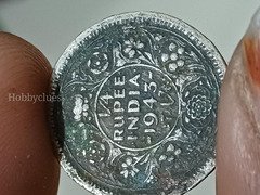 Vintage 1943 Silver Coin with King George VI Portrait