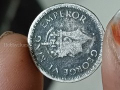 Vintage 1943 Silver Coin with King George VI Portrait - Image 2