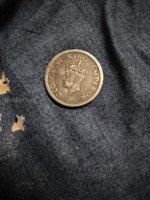 1947 India One Rupee Coin Featuring George VI