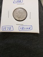 1978 USA Roosevelt Dime Coin