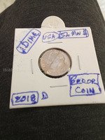 2018 D USA Roosevelt Dime Error Coin