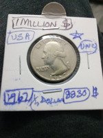 1967 USA Washington Quarter Dollar Coin - Uncirculated