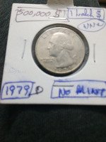 1979-D Washington Quarter No Mint Mark