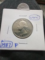 1987 P United States Washington Quarter Coin UNC