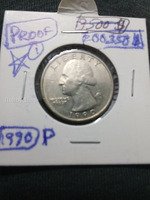 1990 P Proof Washington Quarter Dollar Coin