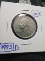 1993-D Washington Quarter Coin UNC