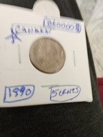 1990 Canada 5 cents coin.