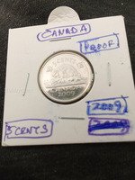 2009 Canada 5 Cents Proof Coin