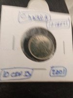 2001 Canada 10 Cents Coin