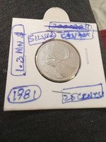1981 Canadian Silver 25 Cents Coin